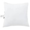 vidaXL Kopfkissen 51 x 50 x 20 cm Polyester Wei&szlig;