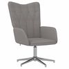 vidaXL Relaxsessel mit Hocker Taupe Stoff