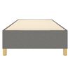 vidaXL Boxspringbettgestell Dunkelgrau 100x200 cm Stoff
