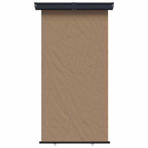 vidaXL Balkon Seitenmarkise 100% Polyester Eisen Stahl