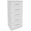 vidaXL Hochkommode Holzwerkstoff 41x35x106 cm Wei&szlig;