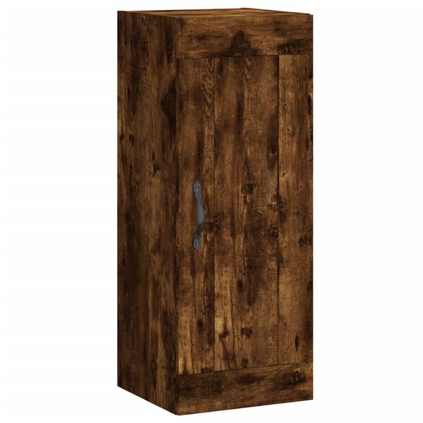 vidaXL Wandschrank R&auml;uchereiche 34,5x34x90 cm Holzwerkstoff