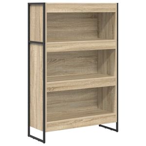 vidaXL B&uuml;cherregal 80 x 30 x 121 cm Holzwerkstoff Sonoma