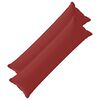 vidaXL Kissenbezug 2 stk. HOUTEN Weinrot 40 x 145 cm Polyester