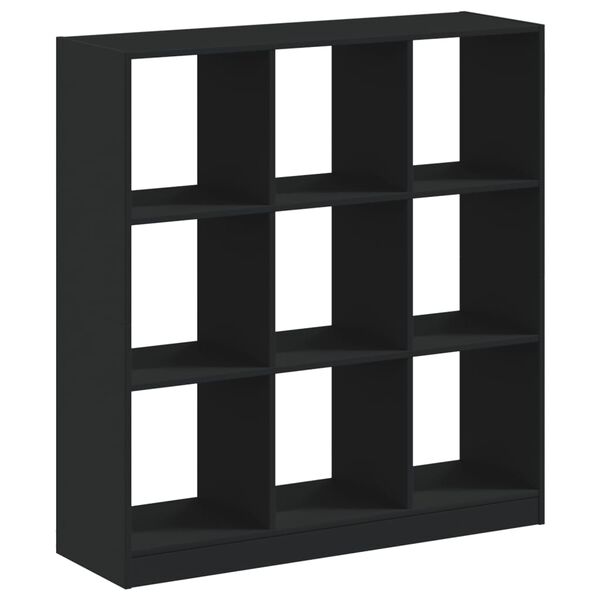vidaXL Bücherregal Schwarz 102x32x108 cm Holzwerkstoff