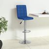 vidaXL Barhocker Blau Stoff