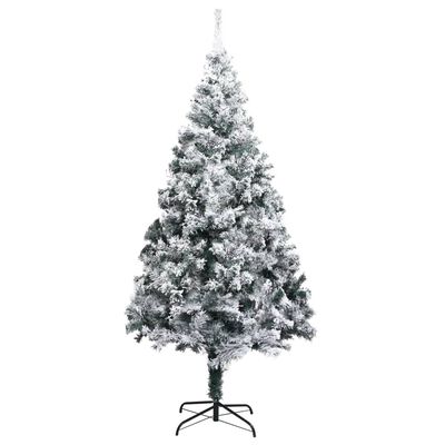 vidaXL Künstlicher Weihnachtsbaum mit Schnee Grün 240 cm PVC