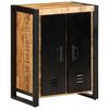 vidaXL Sideboard 55x35x70 cm Raues Mangoholz