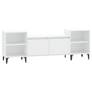vidaXL TV-Schrank Wei&szlig; 160x35x55 cm Holzwerkstoff