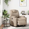 vidaXL Relaxsessel Elektrisch Cappuccino-Braun Kunstleder