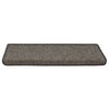 vidaXL Treppenmatten Selbstklebend Sisal 15Stk. 65x21x4cm Grau & Beige