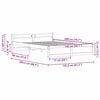 vidaXL Bettrahmen Wachsbraun 205.5 x 95.5 x 51 cm Massives Kiefernholz