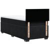 vidaXL Boxspringbett mit Matratze Schwarz 90x190 cm Samt