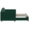 vidaXL Tagesbett Ausziehbar Dunkelgr&uuml;n 80x200 cm Samt