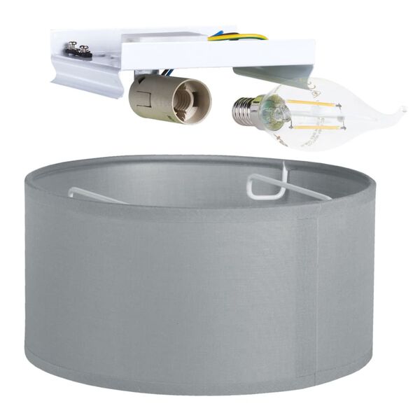 Smartwares Deckenleuchte 20x20x10 cm Grau