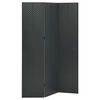 vidaXL 3-tlg. Raumteiler Anthrazit 120x180 cm Stahl