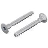 vidaXL Schraube 2 stk. Zink-beschichtet 5 x 40 mm Eisen