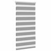 vidaXL Zebra-Rollo 80,9 x 150 cm, Stoffbreite 76,7 cm, grau
