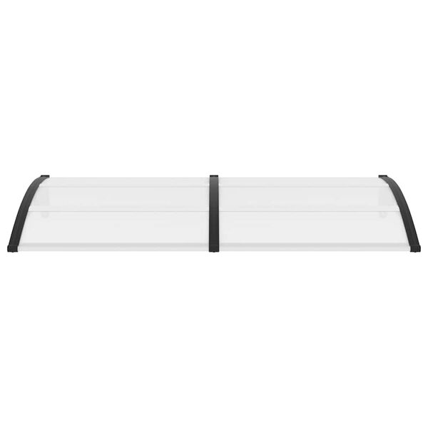 vidaXL Türvordach Schwarz 200×100 cm PC