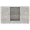 vidaXL Sideboard Betongrau 120x30,5x70 cm Holzwerkstoff