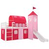 vidaXL Kinderhochbett-Rahmen mit Rutsche Leiter Kiefernholz 208x230cm