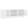 vidaXL TV-Schrank Hochglanz-Wei&szlig; 102x30x37,5 cm Holzwerkstoff