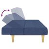 vidaXL Schlafsofa 2-Sitzer Blau Stoff