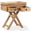 vidaXL Beistelltisch Mangoholz Massiv 65 x 40 x 76 cm