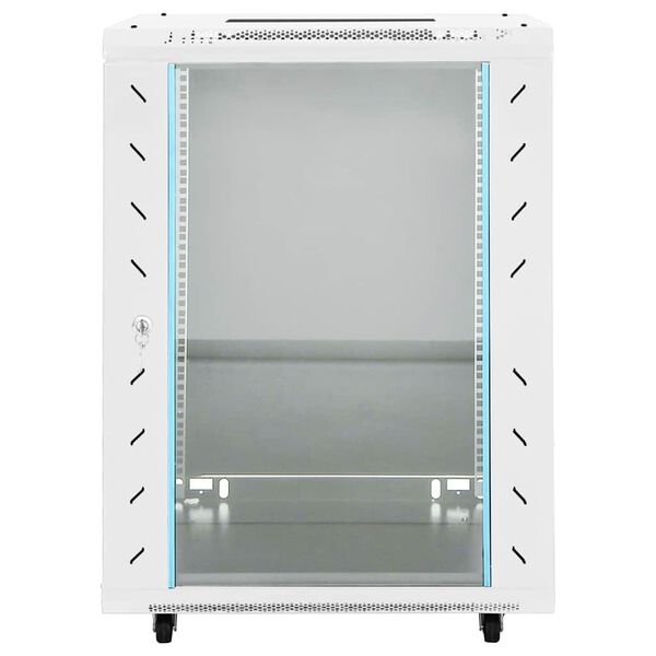 vidaXL 15U Netzwerkschrank 19" IP20 Grau 60x45x86 cm