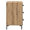 vidaXL Nachttisch Artisan-Eiche 40 x 40 x 66 cm Holzwerkstoff