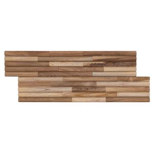 vidaXL Wandpaneel 10 stk. Natur 55 x 20 x 2 cm