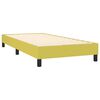 vidaXL Boxspringbett mit Matratze Gr&uuml;n 90x190 cm Stoff