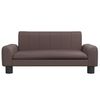 vidaXL Kindersofa Braun 70x45x30 cm Kunstleder
