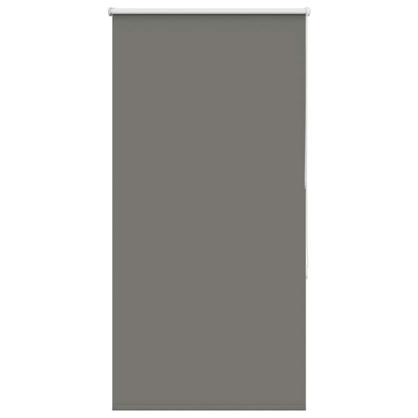 vidaXL Verdunkelungsrollo Grau 85x150 cm Stoffbreite 80,7 cm Polyester