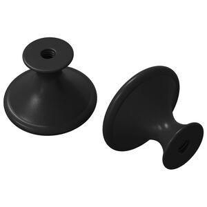 vidaXL Griff 2 pcs Schwarz &Oslash;30 mm Aluminium