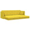 vidaXL Boden-Sofa-Bett 200cm Gelb Samt