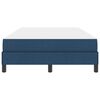 vidaXL Boxspringbett mit Matratze Blau 120 x 200 cm Stoff