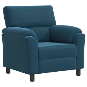 vidaXL Sofa Blau 94 x 85 x 93 cm Samt
