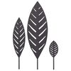 vidaXL Gartenstecker 3 Stk. 116,5 x 35 x 3 cm Schwarz Stahl