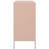 vidaXL Sideboard Rosa 68x39x79 cm Stahl