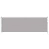 vidaXL Ausziehbare Seitenmarkise 100x300 cm Grau