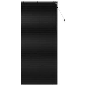 vidaXL Venezianische Jalousie Schwarz 105 x 250 cm 35 mm