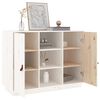 vidaXL Sideboard Wei&szlig; 100x40x75 cm Massivholz Kiefer