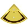 vidaXL Waschbecken mit &Uuml;berlauf 45 x 32 x 12,5 cm Keramik Golden