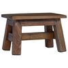 vidaXL Hocker Natur 30 x 20 x 20 cm Mahagoni Holz