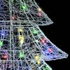 vidaXL Weihnachtsbaum mit 160 LEDs Mehrfarbig 150 cm Acryl