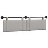 vidaXL H&auml;ngevorderseite Wandmontiert Wolkengrau 170 x 55 x 5 cm Stoff