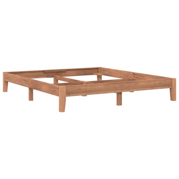 vidaXL Massivholzbett Teak 180x200 cm