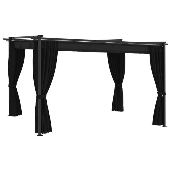 vidaXL Pavillon 4 x 3 m Anthrazit