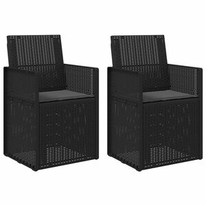 vidaXL Garten Esszimmerst&uuml;hle 2 pcs Anthrazit PP